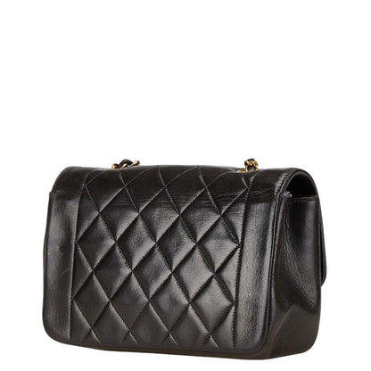 Chanel Diana Matelasse Lambskin Shoulder Bag