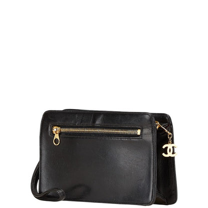 Chanel Coco Mark Lambskin Clutch Bag