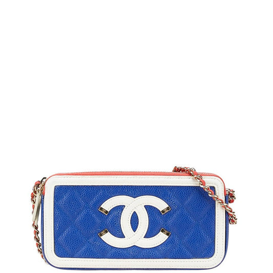 Chanel Coco Mark Caviar Skin Shoulder Bag