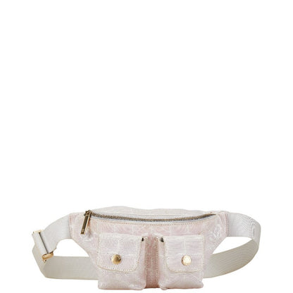 Chanel New Travel Line Canvas Waist Bag