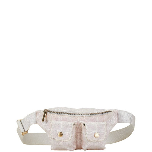Chanel New Travel Line Canvas Waist Bag