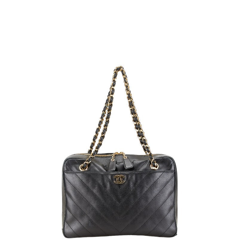 Chanel Coco Mark V Stitch Lambskin Shoulder Bag