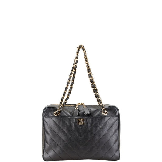 Chanel Coco Mark V Stitch Lambskin Shoulder Bag