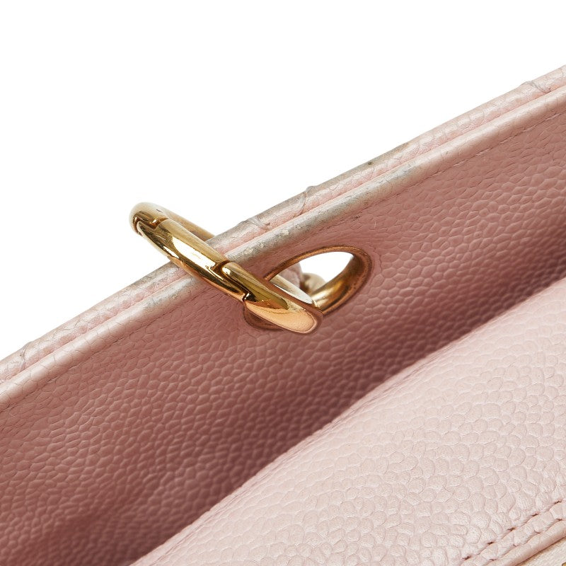 Chanel Coco Mark Matelasse Caviar Skin 2way Shoulder Bag