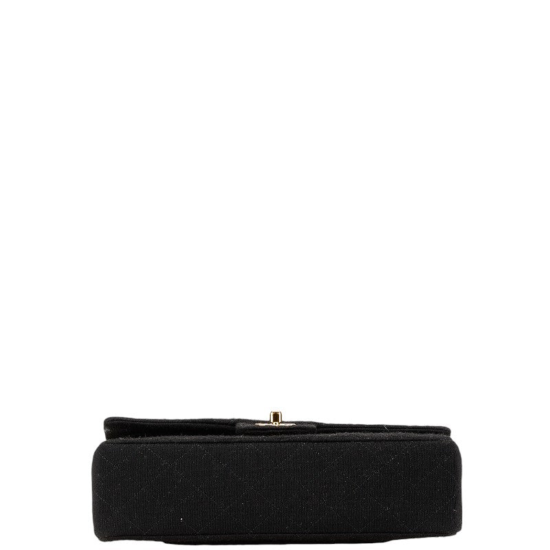 Chanel Matelasse Double Flap Cotton Shoulder Bag