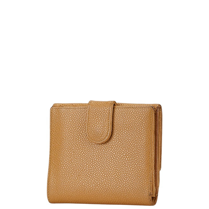 Chanel Coco Mark Caviar Skin Wallet