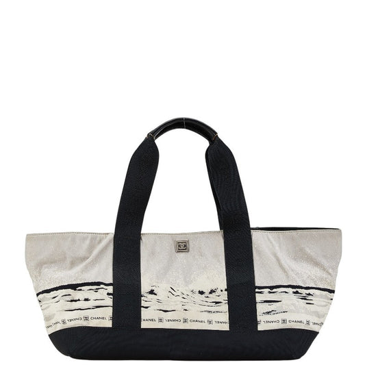 Chanel High Summer Coco Mark Nylon Tote Bag