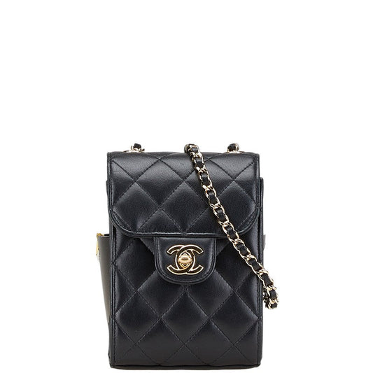 Chanel Coco Mark Matelasse Lambskin Shoulder Bag
