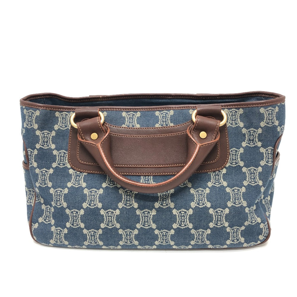 CELINE Handbag denim blue Macadam Women Used
