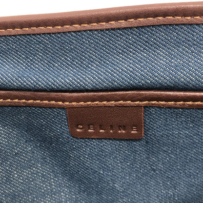 CELINE Handbag denim blue Macadam Women Used