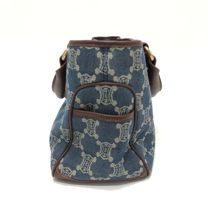 CELINE Handbag denim blue Macadam Women Used