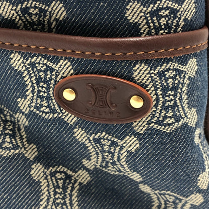 CELINE Handbag denim blue Macadam Women Used