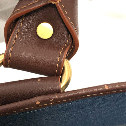CELINE Handbag denim blue Macadam Women Used