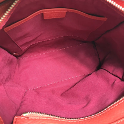 CELINE Handbag 168243 leather Red Nano Shopper Luggage Women Secondhand