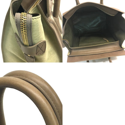CELINE Handbag 165213 leather beige Mini shopper Luggage Women Secondhand