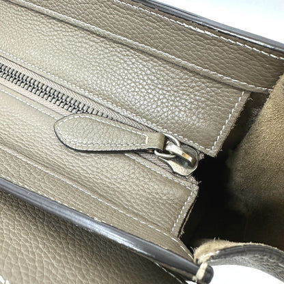 CELINE Handbag leather beige Luggage Women Secondhand