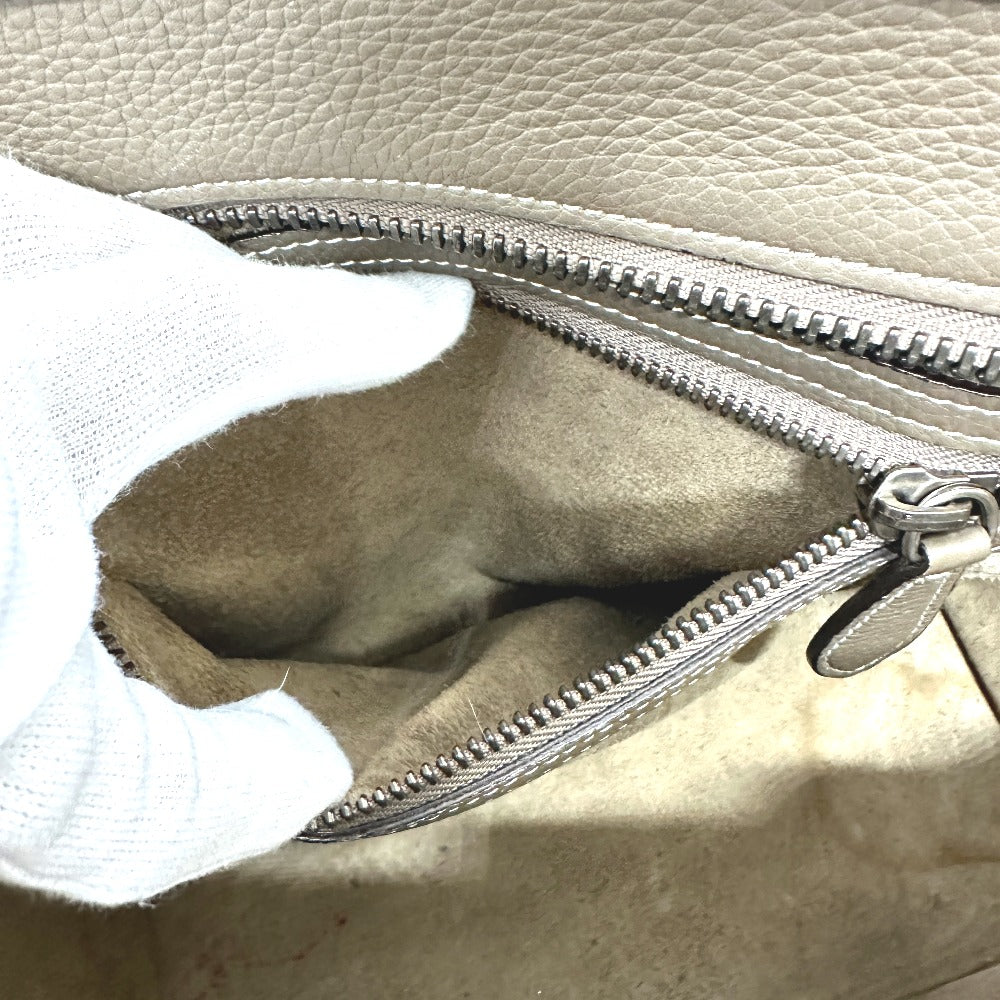 CELINE Handbag leather beige Luggage Women Secondhand
