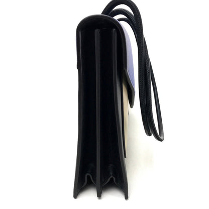 CELINE Clutch bag leather black Spring / Summer 2015 Tricolor Pocket Medium Clutch Women Used