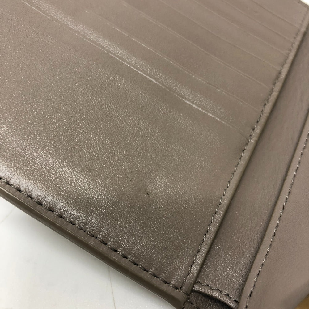 CELINE Folded wallet 10B643BRU leather gray Bicolor Medium Strap Wallet Women Used