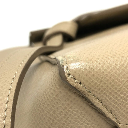 CELINE Handbag 189153 leather beige 2WAY handbag Women Used