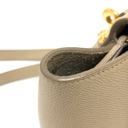 CELINE Handbag 189153 leather beige 2WAY handbag Women Used
