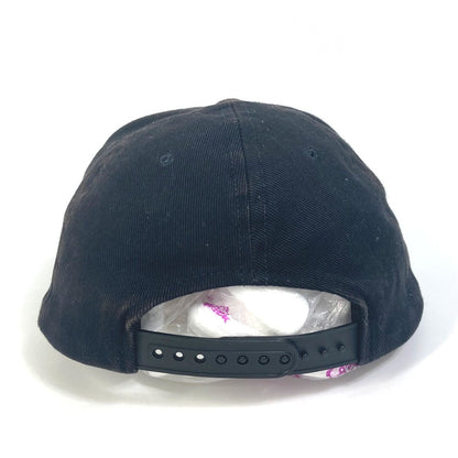 CELINE cap cotton black hat logo hat unisex(Unisex) Used