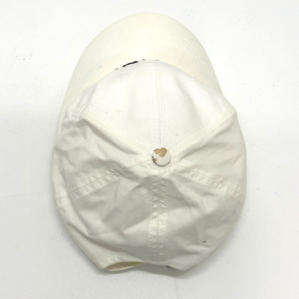 CELINE cap 2AUS9969P cotton white Embroidery baseball cap Women M Used