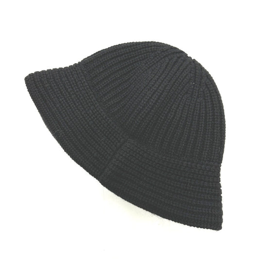 CELINE Knit hat 2A80T384D knit black Triomphe Women(Unisex) TU Used