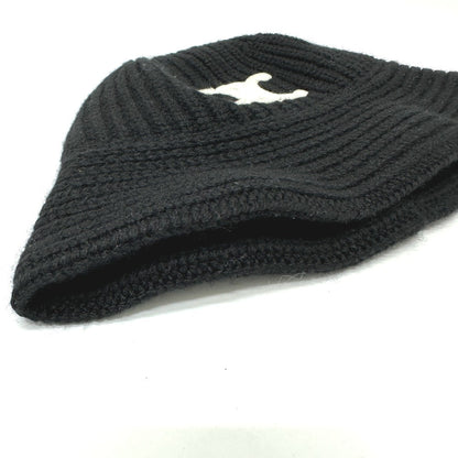 CELINE Knit hat 2A80T384D knit black Triomphe Women(Unisex) TU Used