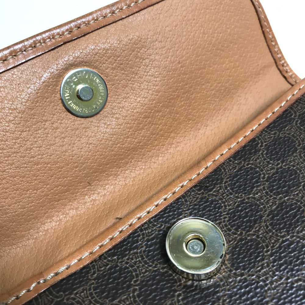 CELINE Waist bag PVC / Leather Brown Macadam Women 65 Secondhand