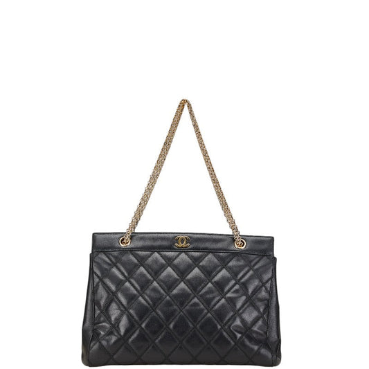 Chanel Coco Mark Matelasse Lambskin Shoulder Bag