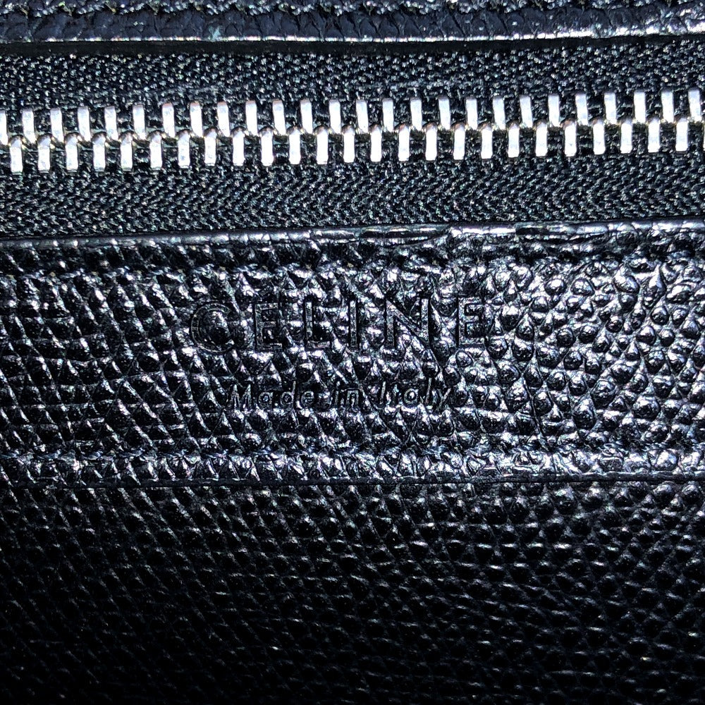 CELINE Tote Bag leather black Hippo Small Women Used