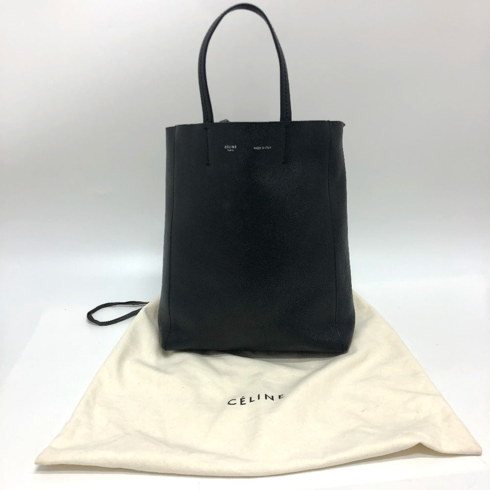 CELINE Tote Bag leather black Hippo Small Women Used