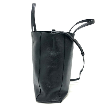 CELINE Tote Bag leather black Hippo Small Women Used