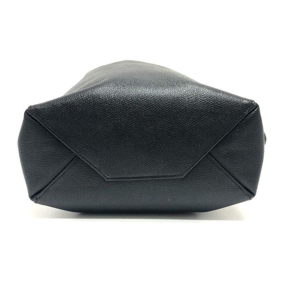 CELINE Tote Bag leather black Hippo Small Women Used