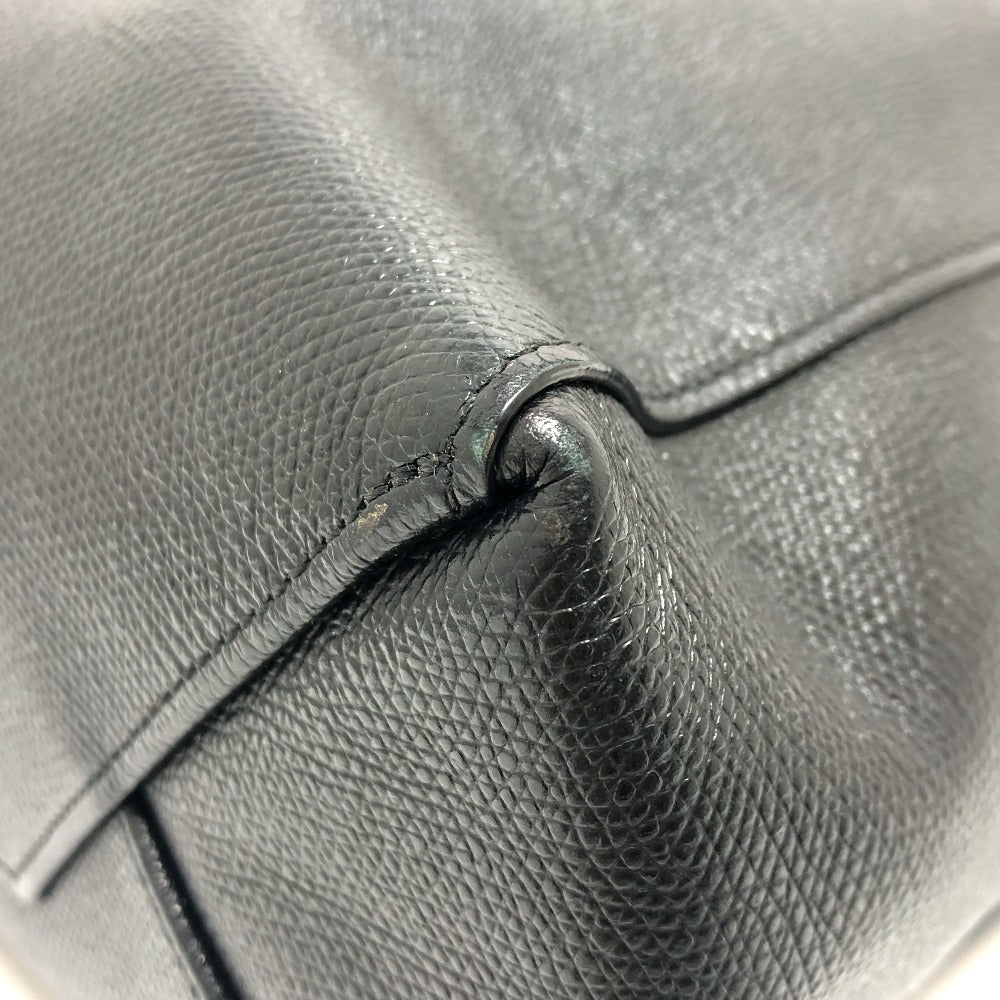 CELINE Tote Bag leather black Hippo Small Women Used