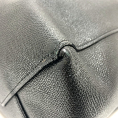 CELINE Tote Bag leather black Hippo Small Women Used