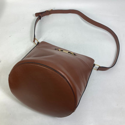 CELINE Shoulder Bag 193043CKA leather Brown BUCKET MAILLON TRIOMPHE Maillon Triomphe Bucket Bag Women Used