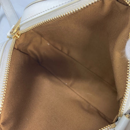 CELINE Shoulder Bag Canvas / leather Brown triomphe logo Women Secondhand