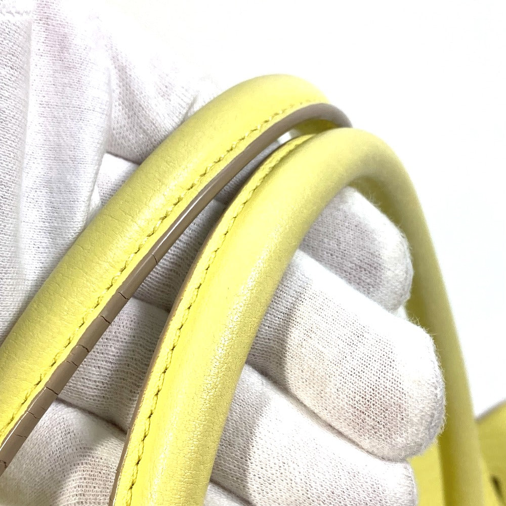CELINE Handbag 175883 leather yellow Tote Bag belt bag Thai Mini Thai Bag Women Secondhand
