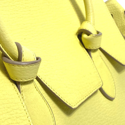 CELINE Handbag 175883 leather yellow Tote Bag belt bag Thai Mini Thai Bag Women Secondhand