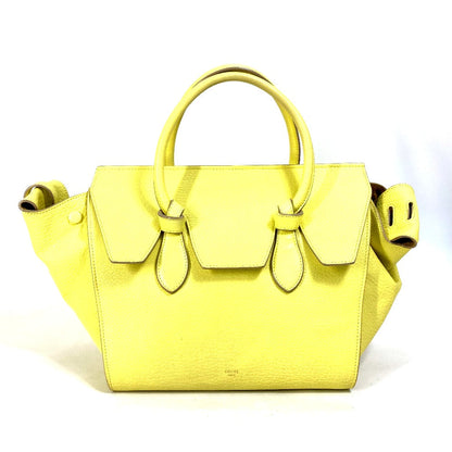 CELINE Handbag 175883 leather yellow Tote Bag belt bag Thai Mini Thai Bag Women Secondhand