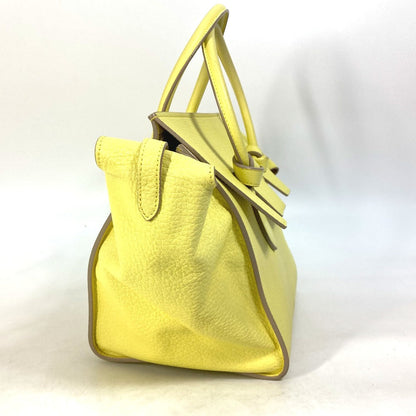 CELINE Handbag 175883 leather yellow Tote Bag belt bag Thai Mini Thai Bag Women Secondhand