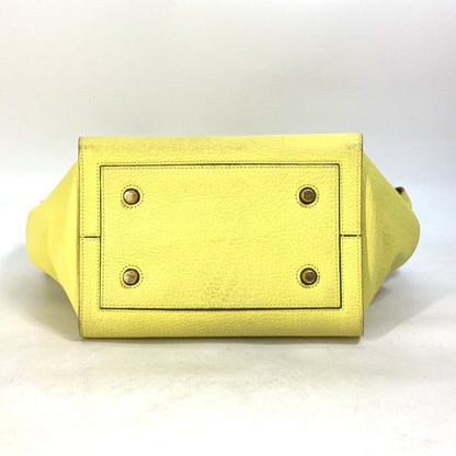 CELINE Handbag 175883 leather yellow Tote Bag belt bag Thai Mini Thai Bag Women Secondhand
