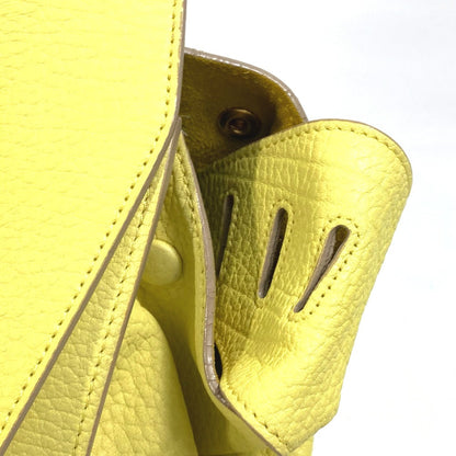CELINE Handbag 175883 leather yellow Tote Bag belt bag Thai Mini Thai Bag Women Secondhand