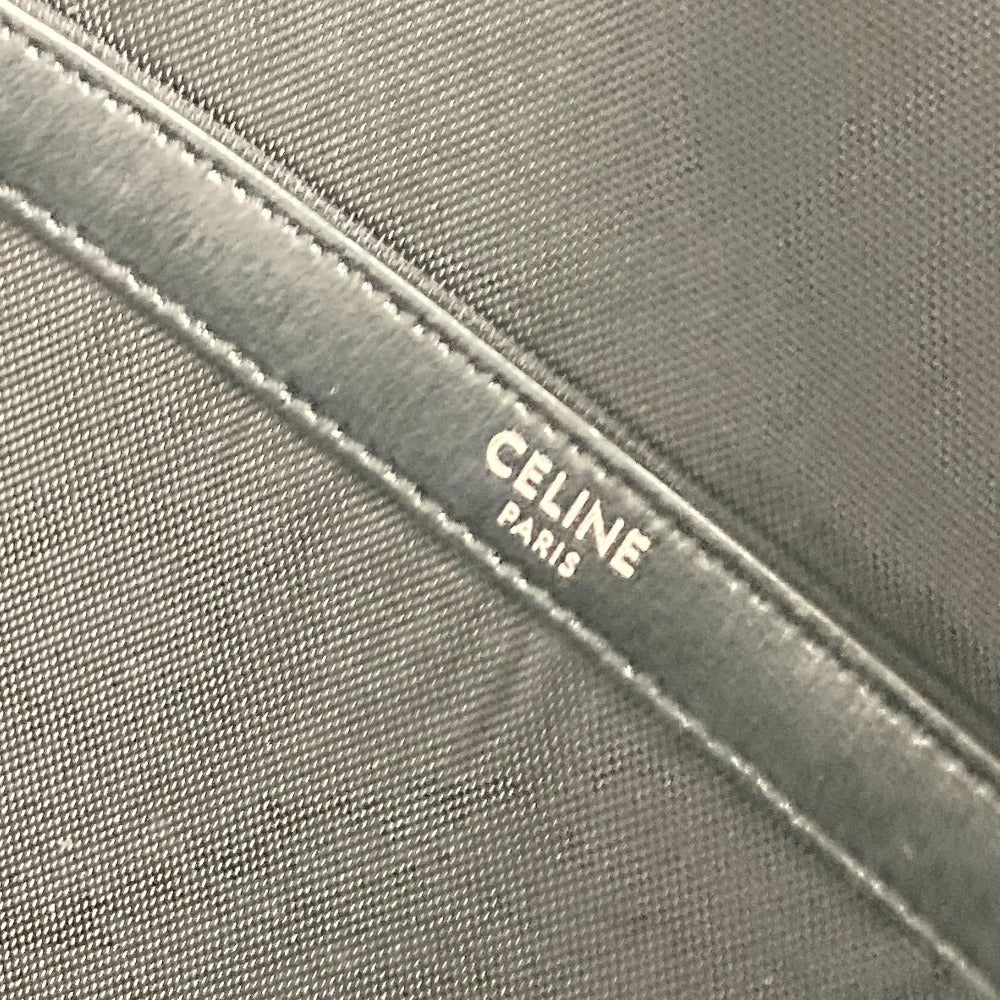 CELINE Backpack Nylon, Leather black logo mens Used
