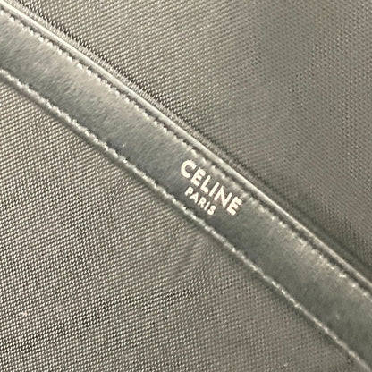 CELINE Backpack Nylon, Leather black logo mens Used