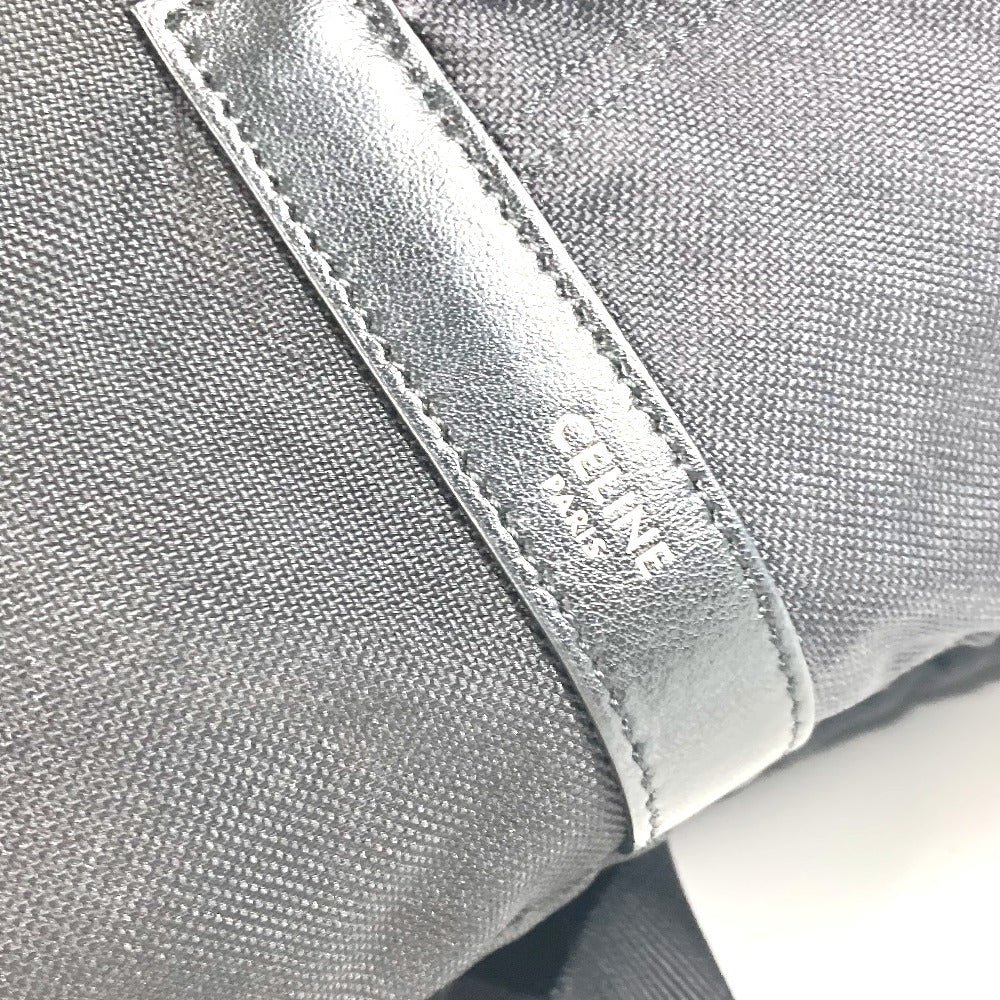 CELINE Backpack Nylon, Leather black logo mens Used