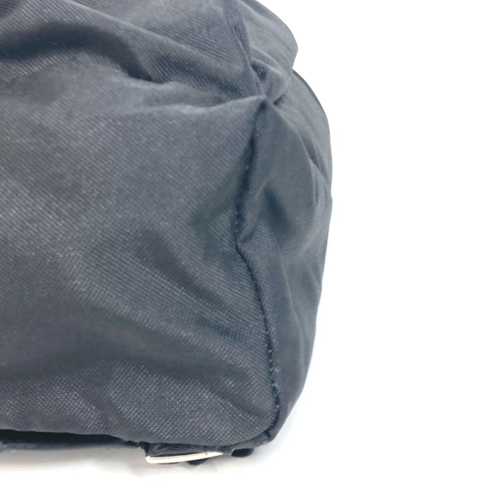 CELINE Backpack Nylon, Leather black logo mens Used