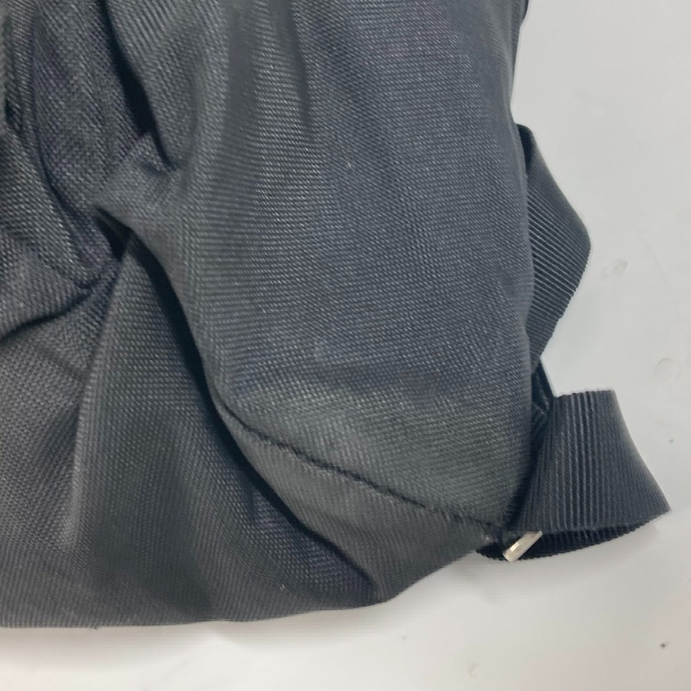 CELINE Backpack Nylon, Leather black logo mens Used
